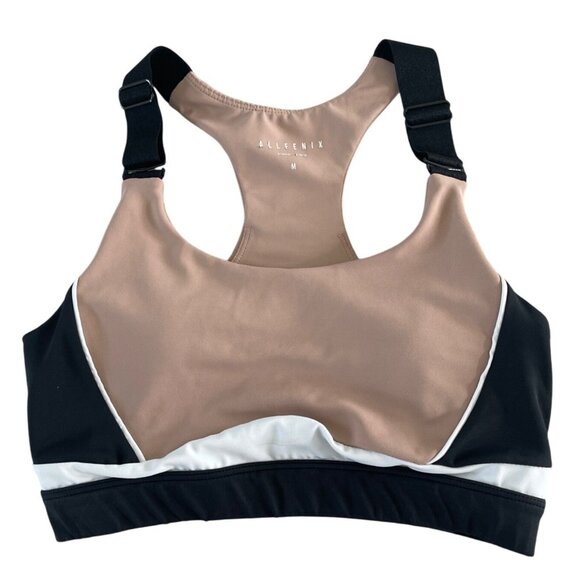 All Fenix Ivy Beige‎ Multi Color Block High-Impact Sports Bra Size Medium $65 - Picture 5 of 14